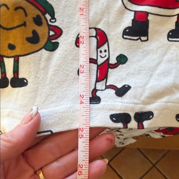 Carter’s Milk, Cookies & Festive Santa Adult Sz. L Pajamas NWOT - Picture 8 of 8